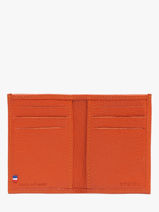 Porte-cartes Madras Cuir Etrier Orange madras EMAD013-vue-porte