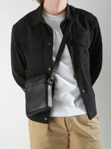 Sac Bandoulire Flandres Cuir Etrier Noir flandres EFLA729S-vue-porte