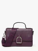 Sac Bandouli�re S Altesse Cuir Etrier Violet altesse EALT048S