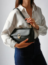 Shoulder Bag Altair Leather Etrier Black altair EALA134M-vue-porte