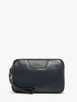 Pochette Homme Flandres Cuir Etrier Bleu flandres EFLA733S