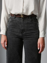 Adjustable Belt Brumby Etrier Brown brumby EBRU414C-vue-porte