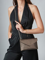 Pochette De Soir�e M Paddock Cuir Etrier Marron paddock TLOS1670-vue-porte