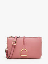 Sac Bandoulire Etrier Rose torsade ETOS0142