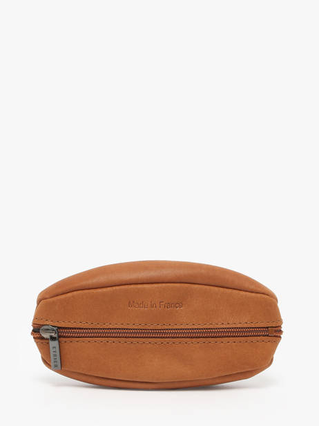 Coin Purse Oil Leather Etrier Brown oil EOIL041 other view 3