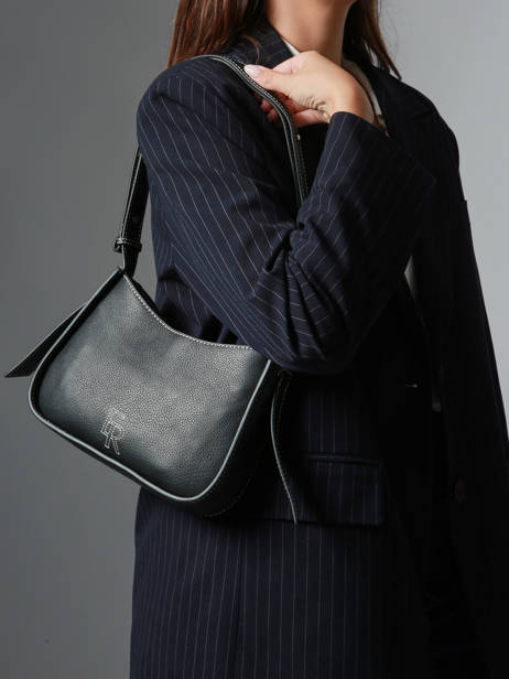 Crossbody Bag M Foudre Leather Etrier Black foudre EFOD089M other view 2